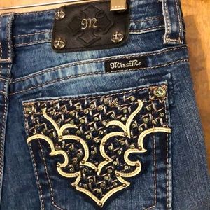 Miss Me Mid Rise Boot Cut Jeans